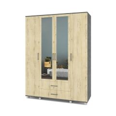 ЕВА Шкаф 4-х дверный Е43 в Кунгуре - kungur.mebel24.online | фото 7