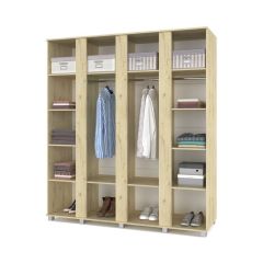 ПАНДОРА Шкаф 4-х дверный П43 в Кунгуре - kungur.mebel24.online | фото 6