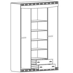 Шкаф 4-х дверный "Мария-Луиза 4" в Кунгуре - kungur.mebel24.online | фото 2