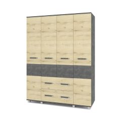 ВИОРА Шкаф 4-х дверный В43 в Кунгуре - kungur.mebel24.online | фото 5