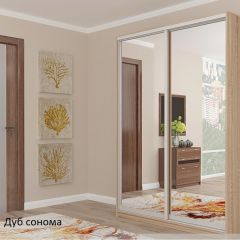 Шкаф №5 1.5-2 Оптима 2300х1504х452 (фасад 2 зеркала) в Кунгуре - kungur.mebel24.online | фото 3