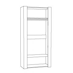 Шкаф для одежды 13.133 Амели в Кунгуре - kungur.mebel24.online | фото 2