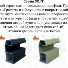 Шкаф-купе 1400 серии SOFT D8+D2+B2+PL4 (2 ящика+F обр.штанга) профиль «Капучино» в Кунгуре - kungur.mebel24.online | фото 10