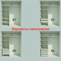 Шкаф-купе 1700 серии NEW CLASSIC K6Z+K6+B2+PL3 (2 ящика+2 штанги) профиль «Капучино» в Кунгуре - kungur.mebel24.online | фото 7