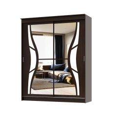 Шкаф-купе Бабочка 2.0 серия Альянс (Венге) в Кунгуре - kungur.mebel24.online | фото