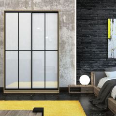 Шкаф-купе Лофт 1600 Шк16-47 (Дуб Сонома) в Кунгуре - kungur.mebel24.online | фото 11