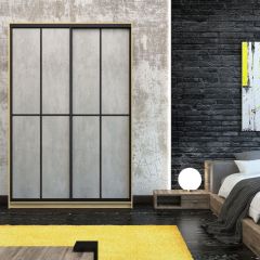 Шкаф-купе Лофт 1600 Шк16-47 (Дуб Сонома) в Кунгуре - kungur.mebel24.online | фото 13