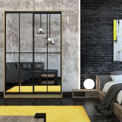 Шкаф-купе Лофт 1600 Шк16-60 (Дуб Сонома) в Кунгуре - kungur.mebel24.online | фото 8