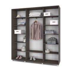 МАРТИН Шкаф-купе Анкор темный (2000*450)  М401 в Кунгуре - kungur.mebel24.online | фото 2