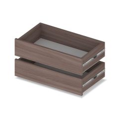 МАРТИН Шкаф-купе с зеркалами Шимо темный (2200*450) М423 в Кунгуре - kungur.mebel24.online | фото 3