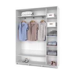 РОЛАНД Шкаф-купе Анкор светлый (450*1700) Р471 в Кунгуре - kungur.mebel24.online | фото 3