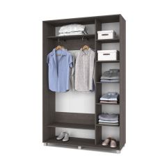 РОЛАНД Шкаф-купе Анкор темный (450*1400) Р441 в Кунгуре - kungur.mebel24.online | фото 3