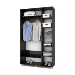 РОЛАНД Шкаф-купе с зеркалами Венге (450*1300) Р433 в Кунгуре - kungur.mebel24.online | фото 3