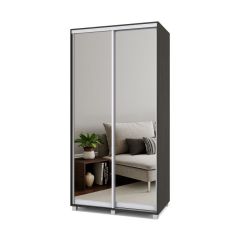 РОЛАНД Шкаф-купе с зеркалами Венге (450*1100) Р413 в Кунгуре - kungur.mebel24.online | фото 2