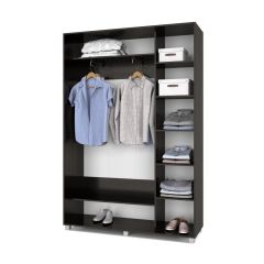 РОЛАНД Шкаф-купе с зеркалами Венге (450*1500) Р453 в Кунгуре - kungur.mebel24.online | фото 3