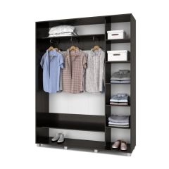 РОЛАНД Шкаф-купе с зеркалами Венге (450*1700) Р473 в Кунгуре - kungur.mebel24.online | фото 2