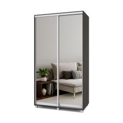 РОЛАНД Шкаф-купе с зеркалами Венге (600*1200) Р623 в Кунгуре - kungur.mebel24.online | фото
