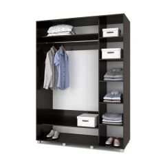 РОЛАНД Шкаф-купе с зеркалами Венге (600*1600) Р663 в Кунгуре - kungur.mebel24.online | фото 2