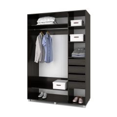 РОЛАНД Шкаф-купе с зеркалами Венге (600*1600) Р663 в Кунгуре - kungur.mebel24.online | фото 4