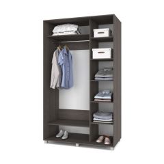 РОЛАНД Шкаф-купе с зеркалом Анкор темный (600*1300) Р632 в Кунгуре - kungur.mebel24.online | фото 2