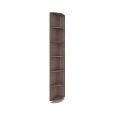 РОЛАНД Шкаф-купе с зеркалом Шимо темный (450*1100) Р412 в Кунгуре - kungur.mebel24.online | фото