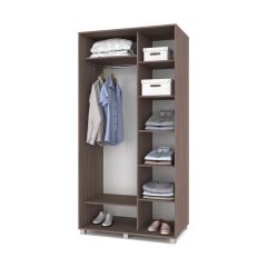 РОЛАНД Шкаф-купе с зеркалом Шимо темный (600*1100) Р612 в Кунгуре - kungur.mebel24.online | фото 2