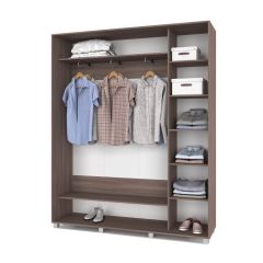 РОЛАНД Шкаф-купе Шимо темный (450*1800) Р481 в Кунгуре - kungur.mebel24.online | фото 2