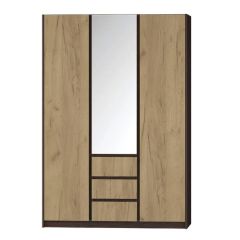 Шкаф распашной Флоренция (Венге/Дуб Крафт Золотой) в Кунгуре - kungur.mebel24.online | фото