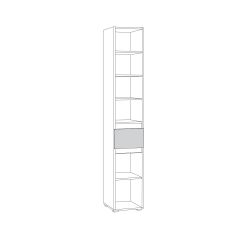 Шкаф с ящиком 13.202 Сидней в Кунгуре - kungur.mebel24.online | фото 2