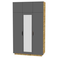 Шкаф с зеркалом "Аврора (H21_M)" в Кунгуре - kungur.mebel24.online | фото 19