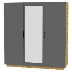 Шкаф с зеркалом "Аврора (H30_M)" в Кунгуре - kungur.mebel24.online | фото 19