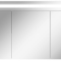 Шкаф-зеркало Аврора 100 с подсветкой LED Домино (DV8012HZ) в Кунгуре - kungur.mebel24.online | фото 1