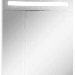 Шкаф-зеркало Аврора 65 с подсветкой LED Домино (DV8006HZ) в Кунгуре - kungur.mebel24.online | фото