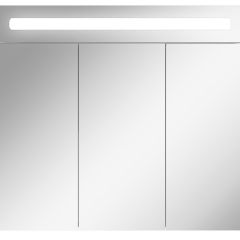 Шкаф-зеркало Аврора 80 с подсветкой LED Домино (DV8009HZ) в Кунгуре - kungur.mebel24.online | фото 4
