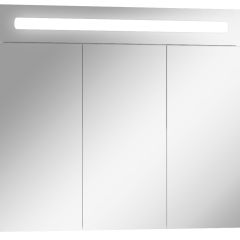 Шкаф-зеркало Аврора 80 с подсветкой LED Домино (DV8009HZ) в Кунгуре - kungur.mebel24.online | фото