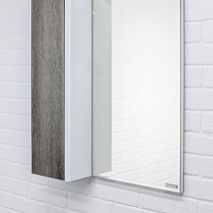 Шкаф-зеркало Uno 60 Дуб серый левый/правый Домино (DU1503HZ) в Кунгуре - kungur.mebel24.online | фото 8