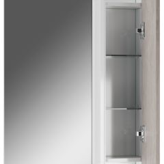 Шкаф-зеркало Uno 60 Дуб серый левый/правый Домино (DU1503HZ) в Кунгуре - kungur.mebel24.online | фото 4