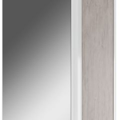 Шкаф-зеркало Uno 60 Дуб серый левый/правый Домино (DU1503HZ) в Кунгуре - kungur.mebel24.online | фото