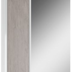 Шкаф-зеркало Uno 60 Дуб серый левый/правый Домино (DU1503HZ) в Кунгуре - kungur.mebel24.online | фото 2