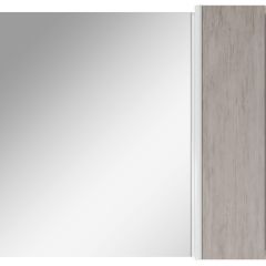 Шкаф-зеркало Uno 80 Дуб серый левый/правый Домино (DU1504HZ) в Кунгуре - kungur.mebel24.online | фото 5