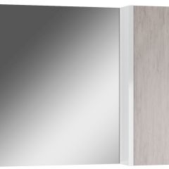 Шкаф-зеркало Uno 80 Дуб серый левый/правый Домино (DU1504HZ) в Кунгуре - kungur.mebel24.online | фото 1