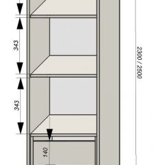 Спальня Серый камень 6 (серии «ГЕСТИЯ») в Кунгуре - kungur.mebel24.online | фото 4