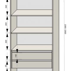 Спальня Серый камень 6 (серии «ГЕСТИЯ») в Кунгуре - kungur.mebel24.online | фото 5