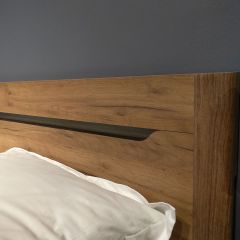 АФИНА Спальный гарнитур Дуб Крафт (модульная) в Кунгуре - kungur.mebel24.online | фото 4