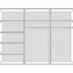 Спальный гарнитур Диана (модульная) в Кунгуре - kungur.mebel24.online | фото 3