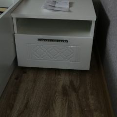 Спальный гарнитур Тиффани (БЕЛЫЙ ТЕКСТУРНЫЙ/БЕЛЫЙ) в Кунгуре - kungur.mebel24.online | фото 4