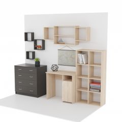 Стеллаж 8 секций (дуб сонома) в Кунгуре - kungur.mebel24.online | фото 5