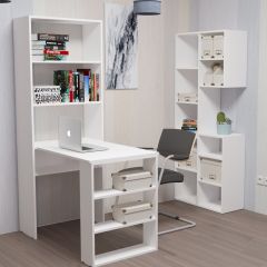 Стеллаж Элемент-1 (белый) в Кунгуре - kungur.mebel24.online | фото 4