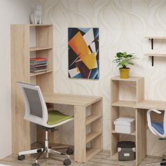 Стеллаж Элемент-1 (дуб сонома) в Кунгуре - kungur.mebel24.online | фото 5