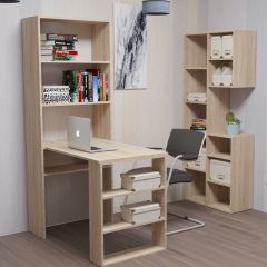 Стеллаж Элемент-1 (дуб сонома) в Кунгуре - kungur.mebel24.online | фото 6